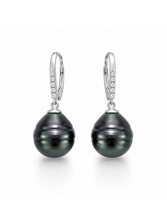 Boucles d'oreilles Hioma Moea Perles - 1