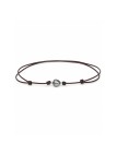 Collier cuir marron Moea Perles - 1