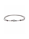 Collier cuir marron Moea Perles - 1