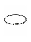 Collier cuir noir Moea Perles - 1
