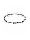 Collier cuir noir Moea Perles - 1