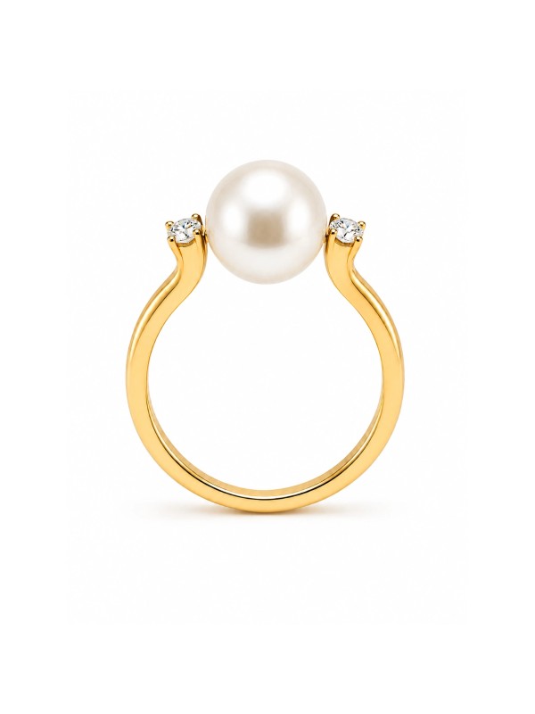 Bague Laurie perle d'australie Moea Perles - 2