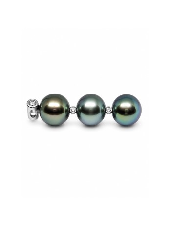 Photos Collier Maiu 3 perles de tahiti 12-13mm -2