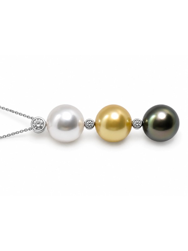 Collier Mia perles tahiti et australie Moea Perles - 1
