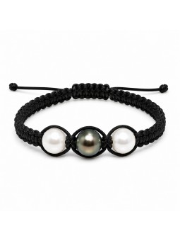 Bracelet Honu shamballa 3 perles Moea Perles - 1