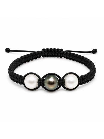 Bracelet Honu shamballa 3 perles Moea Perles - 1