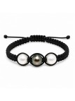 Bracelet Honu shamballa 3 perles Moea Perles - 1
