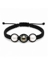 Bracelet Honu shamballa 3 perles Moea Perles - 1