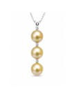 Collier 3 perles d'Australie 12-13mm - 1