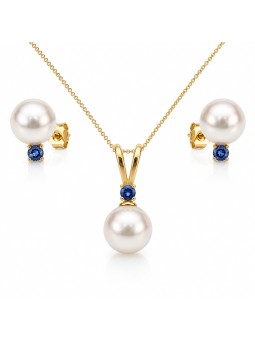 Parure or Mana perles Akoya Moea Perles - 1
