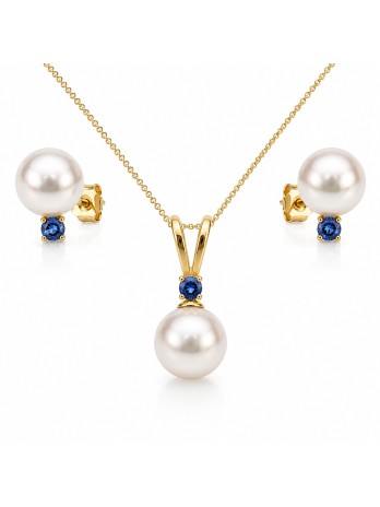 Parure or Mana perles Akoya Moea Perles - 1
