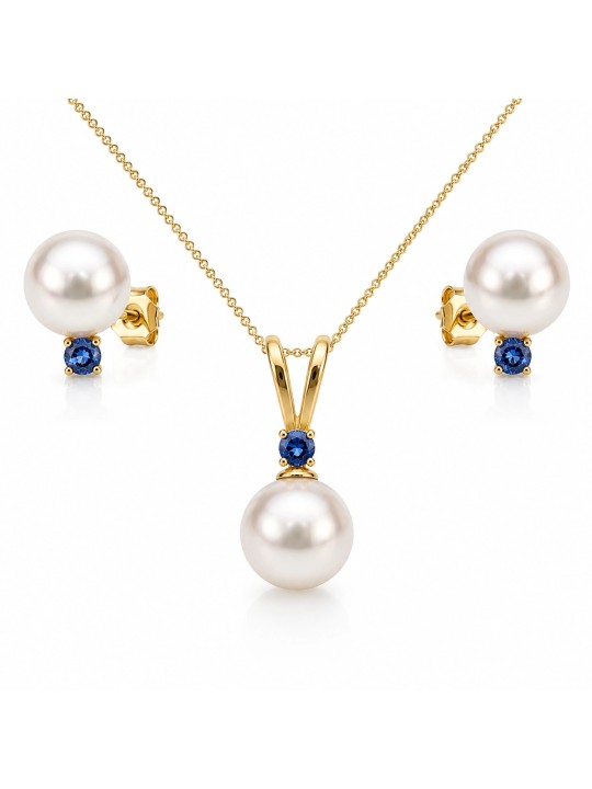 Parure or Mana perles Akoya Moea Perles - 1