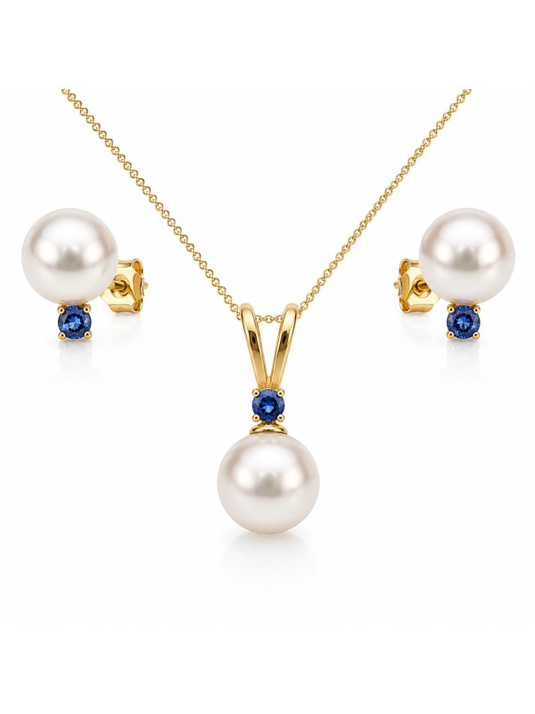 Parure or Mana perles Akoya Moea Perles - 1