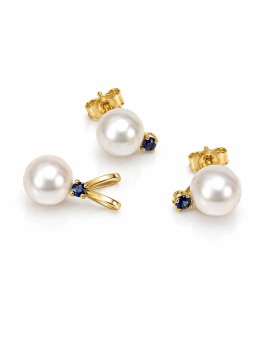 Parure or Mana perles Akoya Moea Perles - 2