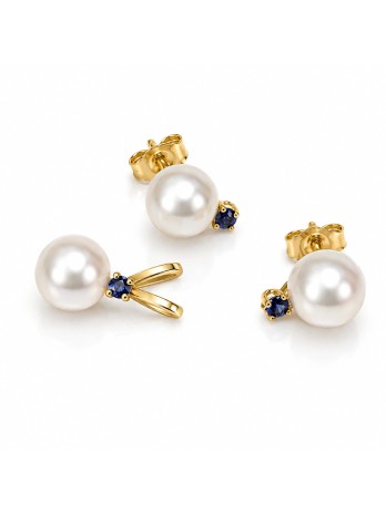 Parure or Mana perles Akoya Moea Perles - 2