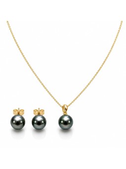 Parure or Heiura perles de tahiti Moea Perles - 1