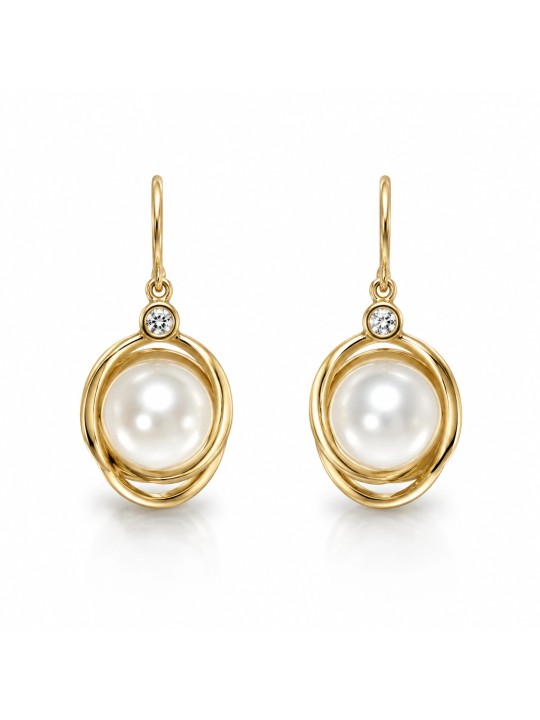 Parure or Hera perles d'Australie Moea Perles - 2