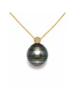 Pendentif en or Vairua perle de Tahiti Moea Perles - 2