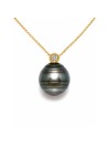 Pendentif en or Vairua perle de Tahiti Moea Perles - 2