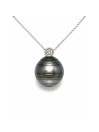 Pendentif en or Vairua perle de Tahiti Moea Perles - 1