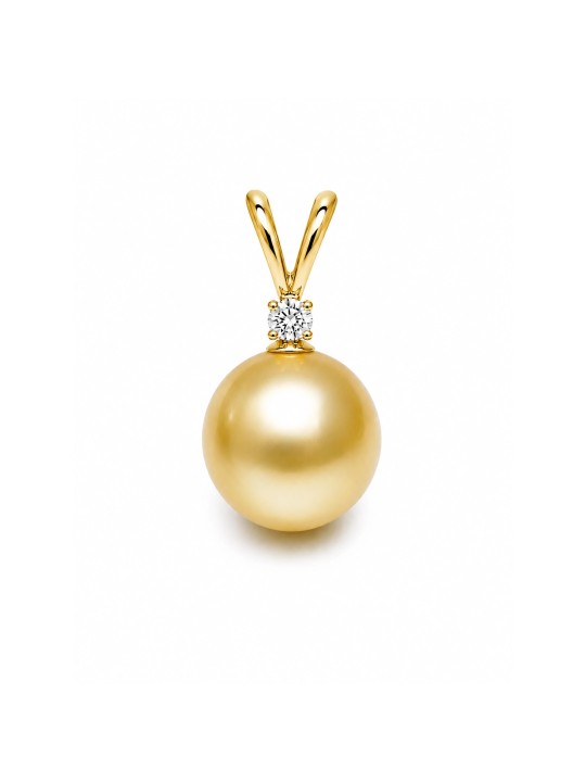 Pendentif en or Vainia Moea Perles - 1