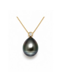 Pendentif en or Tuahine perle de Tahiti Moea Perles - 1