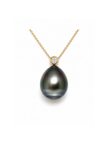 Pendentif en or Tuahine perle de Tahiti Moea Perles - 1