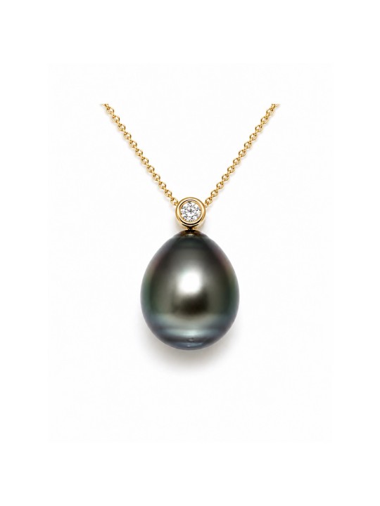 Pendentif en or Tuahine perle de Tahiti Moea Perles - 1