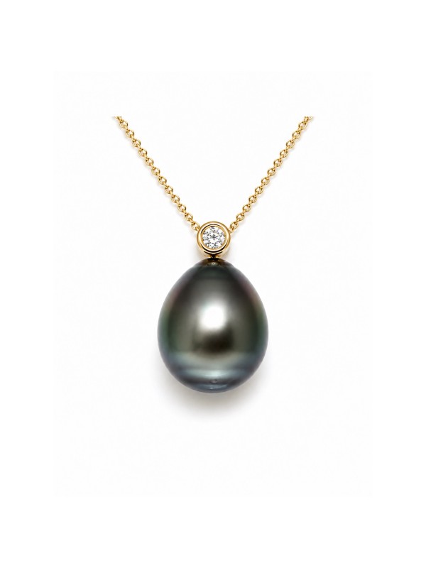 Pendentif en or Tuahine perle de Tahiti Moea Perles - 1