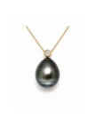 Pendentif en or Tuahine perle de Tahiti Moea Perles - 1