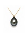 Pendentif en or Tuahine perle de Tahiti Moea Perles - 1