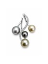 Pendentif Mio 4 perles de tahiti 7-10mm Moea Perles - 1