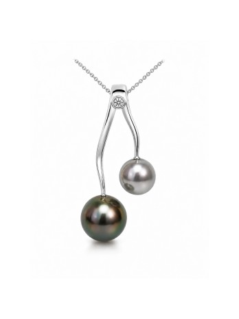 Pendentif en or Tera Moea Perles - 2