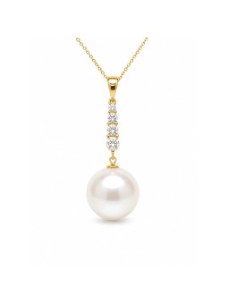 Pendentif or Ter 16mm Moea Perles - 1