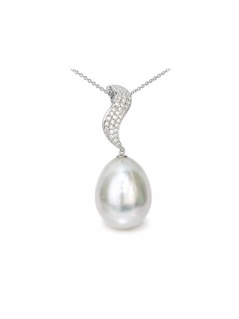 Pendentif or Ter 16mm Moea Perles - 1