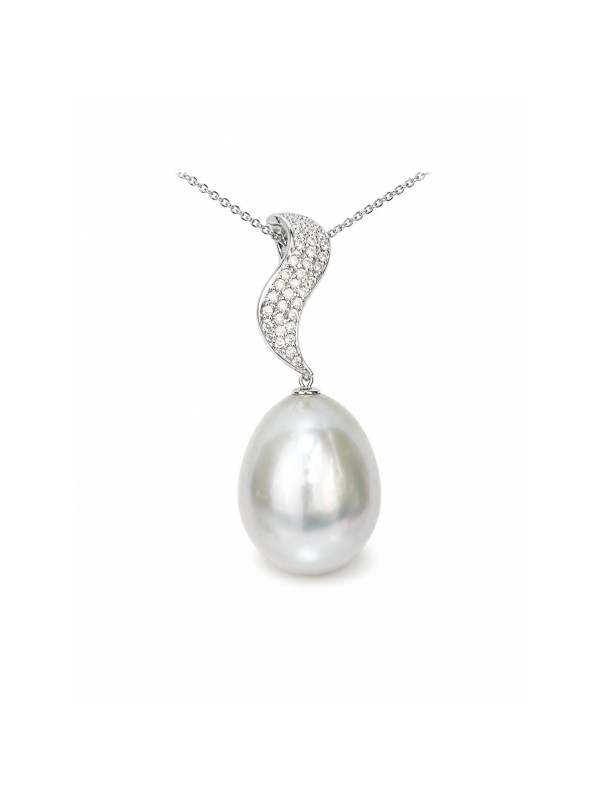 Pendentif or Ter 16mm Moea Perles - 1