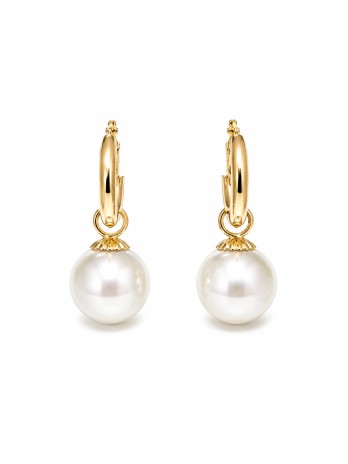Boucles d'oreilles créoles Faanui Moea Perles - 1
