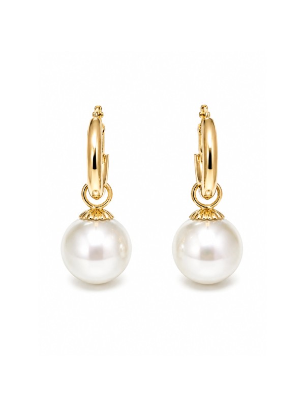 Boucles d'oreilles créoles Faanui Moea Perles - 1