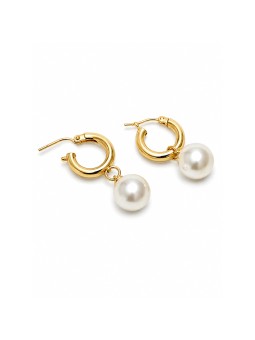 Boucles d'oreilles créoles Faanui Moea Perles - 2