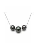 Collier Mia 3 perles de tahiti