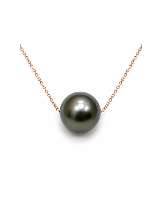 Collier or Myaa 12-13mm perles de tahiti Moea Perles - 1