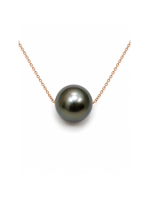 Collier or Myaa 12-13mm perles de tahiti Moea Perles - 1