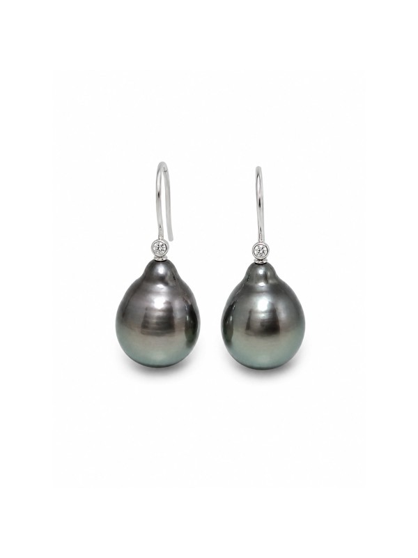 Boucles d'oreilles Pahi perle de Tahiti Moea Perles - 1