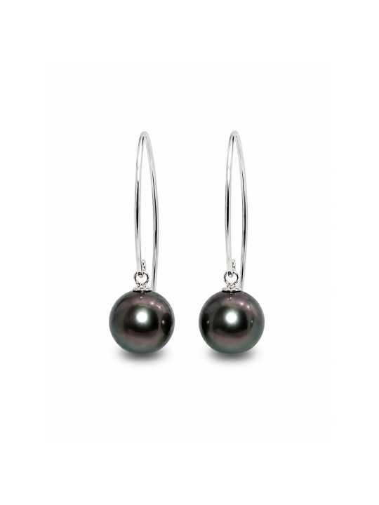 Boucles d'oreilles Pia perle de Tahiti Moea Perles - 1