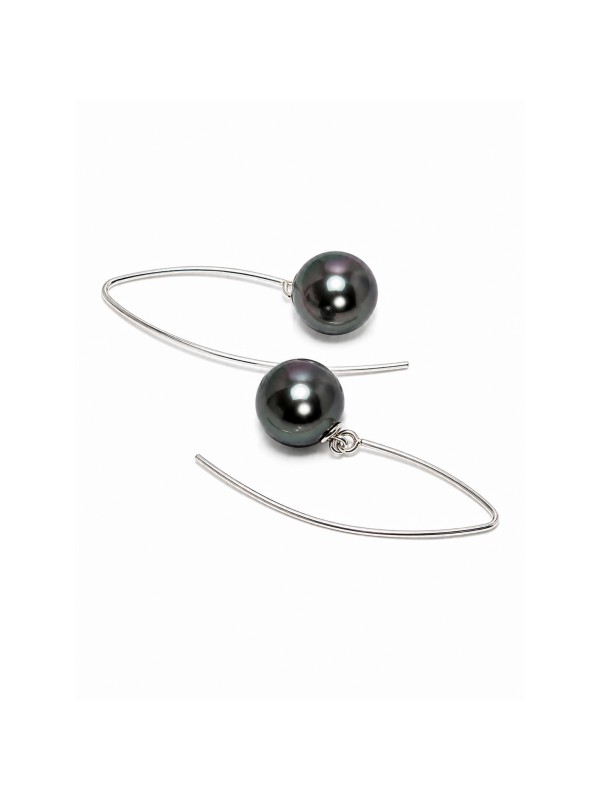 Boucles d'oreilles Pia perle de Tahiti Moea Perles - 2