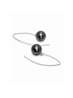 Boucles d'oreilles Pia perle de Tahiti Moea Perles - 2