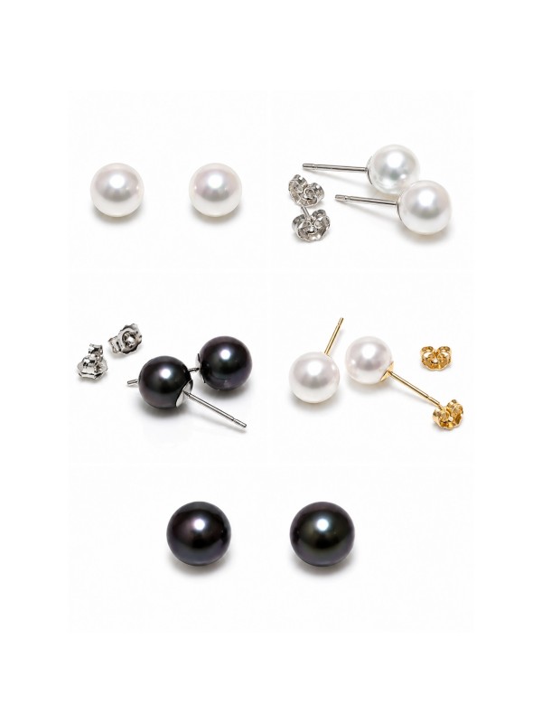 Boucles d'oreilles Avera perles Akoya AAA Moea Perles - 6