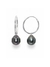 Boucles d'oreilles créoles Ninaea Moea Perles - 1