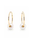 Boucles d'oreilles créoles Akoya Ho Moea Perles - 2