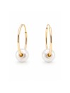Boucles d'oreilles créoles Akoya Ho Moea Perles - 2